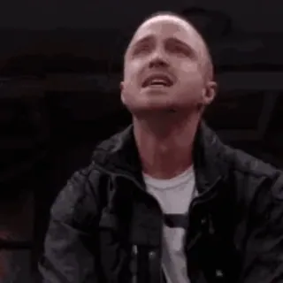 ๐ซ Jesse Pinkman Breaking Bad jesse, pinkman, breaking bad, sad, crying whatsapp sticker