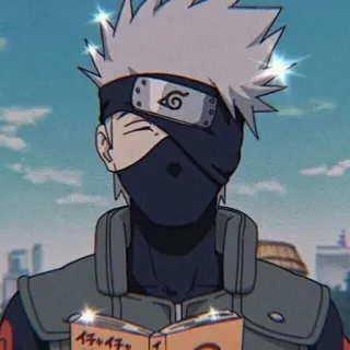 🌟 Kakashi Hatake Naruto イチャイチャ Kakashi, Naruto, anime, manga, ninja, character telegram sticker