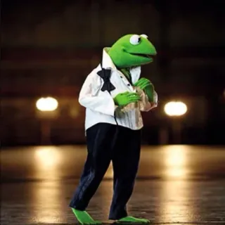 😎 Kermit the Frog frog, puppet, character, muppets, kermit telegram sticker