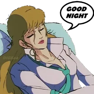 🛌 GOOD NIGHT chúc ngủ ngon, giấc ngủ, anime, hoạt hình telegram sticker