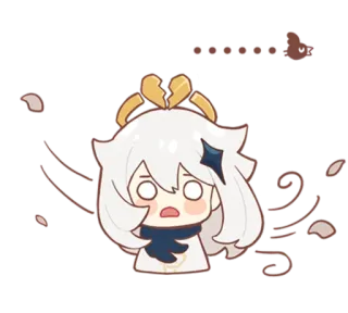 💗 Paimon Genshin Impact anime, video game, character, paimon, genshin impact telegram sticker