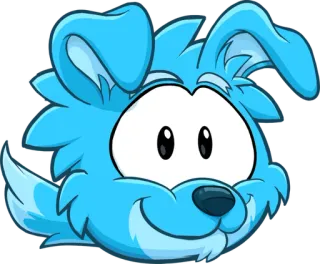 🐶 Cartone animato, Cane, Cucciolo, Animale, Animale domestico, Blu, Carino telegram sticker