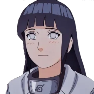 😊 Hinata Hyuga Naruto Anime, Kreskówka, Postać, Hinata Hyuga, Naruto, Ninja, Dziewczyna telegram sticker