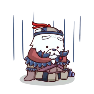 😒 oso, personaje, animal, lindo, pegatina telegram sticker