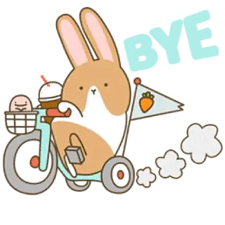 Coffee Rabbit- @cocopry @Chamoosh telegram stickers