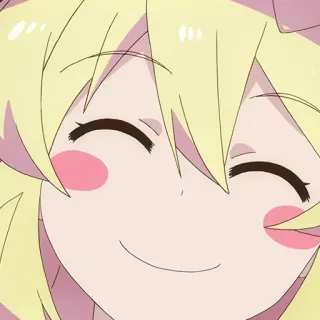 ☺️ Аниме, Мультфильм, Милый, Улыбающийся, Каваий telegram sticker
