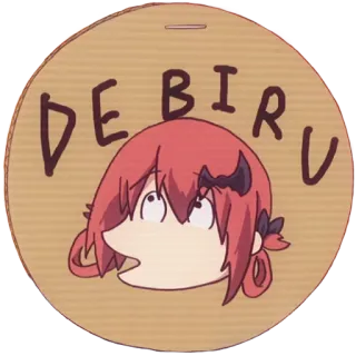 🏅 DEBIRU anime, devil, cartoon, cute, sticker whatsapp sticker