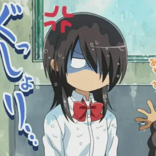 🎀 べったり Anime, wütend, Schweiß, Chibi telegram sticker