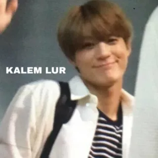 ☺ KALEM LUR Kalem Lur, indonésio, pessoa, sorrindo, casual, K-Pop telegram sticker