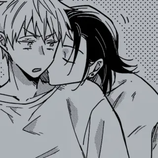 🕸 yaoi, LGBT, anime, manga, amore, romance telegram sticker