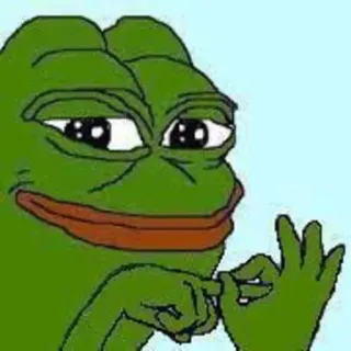 👉 Pepe the Frog Meme, Kikker, Pepe, Internet, Expressie whatsapp sticker
