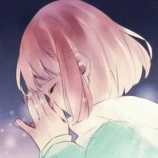🌨 Anime, Traurig, Weinend, Verärgert, Emotional whatsapp sticker
