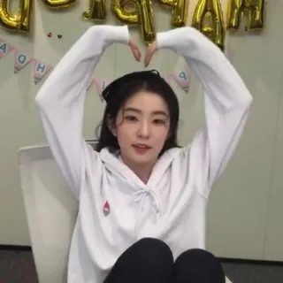 🤍 donna, cuore, kpop, celebrazione, compleanno telegram sticker