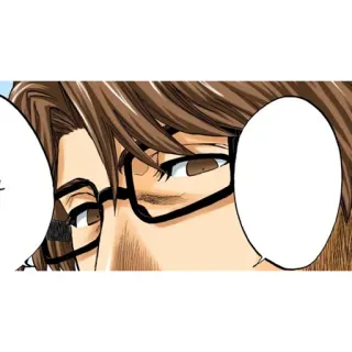 🧬 Sosuke Aizen Bleach 애니메이션, 만화, 안경, 아이젠, 소스케, 블리치 telegram sticker