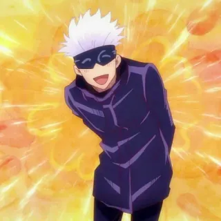 ♥ Gojo Satoru Jujutsu Kaisen Anime, Jujutsu Kaisen, Gojo Satoru, Gojo, Satoru, Personnage Anime, Manga telegram sticker