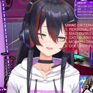 👻 MARCO
THE LUCKY AJ
LEEK
HIMONO OTAKLI
KAMOTE KING
MIKAS CRITERIA
1. PERSONALITY
2. MAID OUTFITS
3. CAT/BUNNY I
4. MOMMY/TRA
5. DOES NOT PL whatsapp sticker
