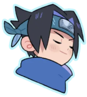 😌 Sasuke Naruto Аниме, Манга, Саске, Наруто, Учиха telegram sticker