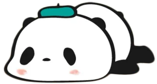 😞 Panda, Lucu, Binatang, Kartun, Mengantuk, Malas whatsapp sticker