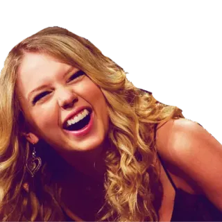 😆 Taylor Swift Taylor Swift, chanteuse, compositrice, célébrité, pop star, portrait telegram sticker
