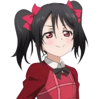 😊 Yazawa Nico Love Live! Anime, Personaje, Chica, Idol, Lindo, Love Live telegram sticker