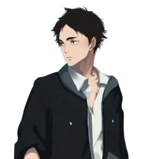 😎 Anime, Manga, Garçon, Dessin animé telegram sticker