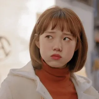 ▫️ wanita, potret, korea, aktris, wajah, imut, orang whatsapp sticker