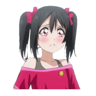 😭 Nico Yazawa Love Live! อนิเมะ, ผู้หญิง, น่ารัก, ไอดอล, นิโกะ ยาซาวะ, เลิฟไลฟ์ telegram sticker