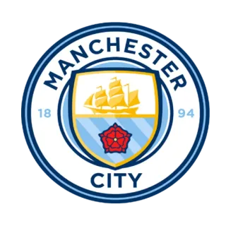 🔝 CITY manchester, ville, football, foot, équipe, logo telegram sticker