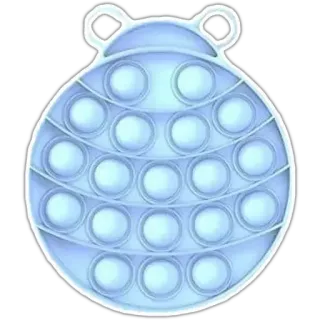 🐞 泡泡乐, 感官玩具, 指尖玩具, 缓解压力, 泡泡玩具, 蓝色 telegram sticker