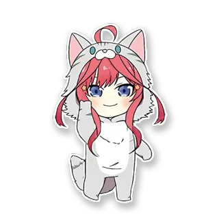 ❤️ Anime, Gadis, Chibi, Kawaii, Kostum whatsapp sticker