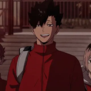 🌟 Kuroo Tetsurou Haikyuu!! anime, haikyuu, kuroo tetsurou, volleyball, character telegram sticker