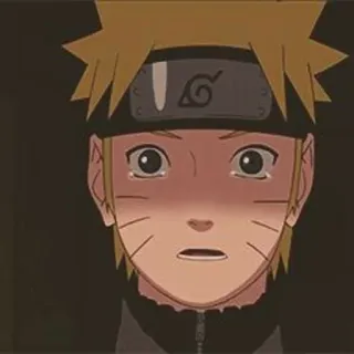 🍥 Naruto Uzumaki Naruto Аниме, Грустно, Плачет, Ниндзя, Манга telegram sticker