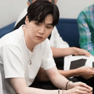 ✨ kpop, music, singer, suga, bts, person, male telegram sticker