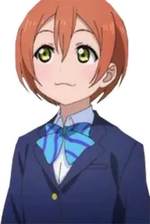 🐱 anime, cartoon, girl, school uniform telegram sticker