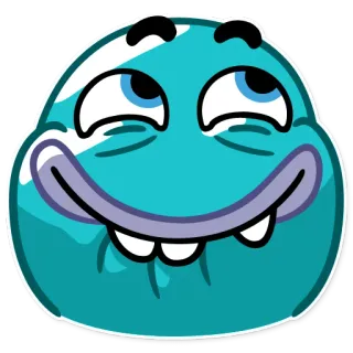 😊 blob, cartoon, emoji, funny, cute telegram sticker