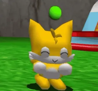 🕺 Tails Tails, Sonic the Hedgehog, Karakter video game, Lucu, Kuning, Rubah telegram sticker