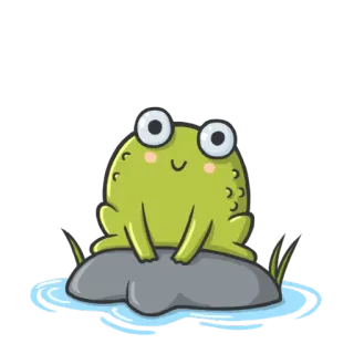 Mr Frog telegram stickers