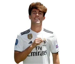 🤍 fútbol, deporte, atleta, real madrid, fly emirates, jugador whatsapp sticker