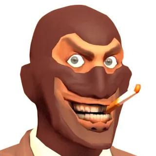 😼 Spy Team Fortress 2 espião, Team Fortress 2, video game, fumando, personagem de desenho animado, TF2 telegram sticker