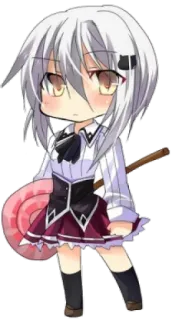 😋 anime, chibi, character, art, manga, illustration, cute, drawing telegram sticker