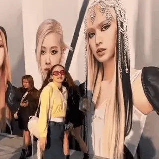 ✌️ Lisa Blackpink Lisa, Blackpink, K-pop, fan, selfie, idol, celebrity telegram sticker