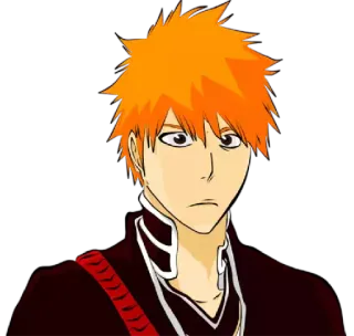 😌 Ichigo Kurosaki Bleach Anime, Ichigo, Bleach, Personaggio, Manga telegram sticker