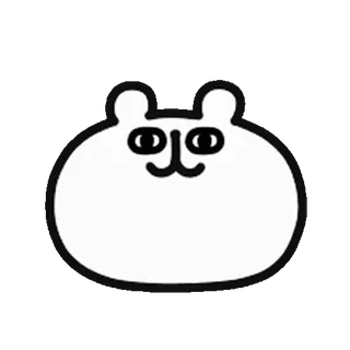 💨 Kreskówka, Zwierzę, Biały niedźwiedź, Słodki, Śmieszny telegram sticker