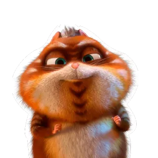 😏 chomik, słodki, zwierzę, kreskówka, zwierzę domowe telegram sticker