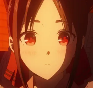 😶 Kaguya Shinomiya Kaguya-sama: Love Is War Anime, Kaguya Shinomiya, Kaguya-sama: Liebe ist Krieg, süß, Mädchen, Cartoon whatsapp sticker