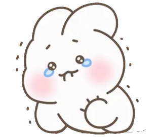 😢 White Rabbit telegram sticker