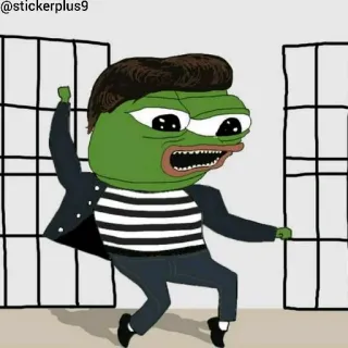 🐸 Pepe the Frog Pepe, o Sapo, Meme, Meme da Internet, Desenho animado, Sapo whatsapp sticker
