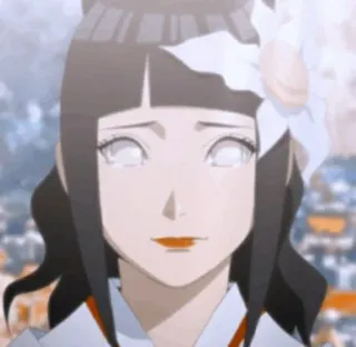 🌟 Hinata Hyuga Naruto Anime, Cartone animato, Hinata, Naruto, Personaggio telegram sticker