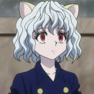 🐱 Neferpitou Hunter x Hunter อนิเมะ, ตัวละคร, แมว, เนเฟลปิตู, Hunter x Hunter telegram sticker