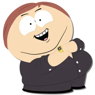 👨‍💼 Eric Cartman South Park 卡通, 角色, 南方公园, 电视剧, 动画 telegram sticker